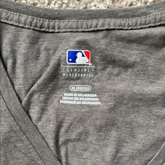 Genuine Merchandise Gray Fitted Short Sleeve T-Shirt - Picture 2 of 3